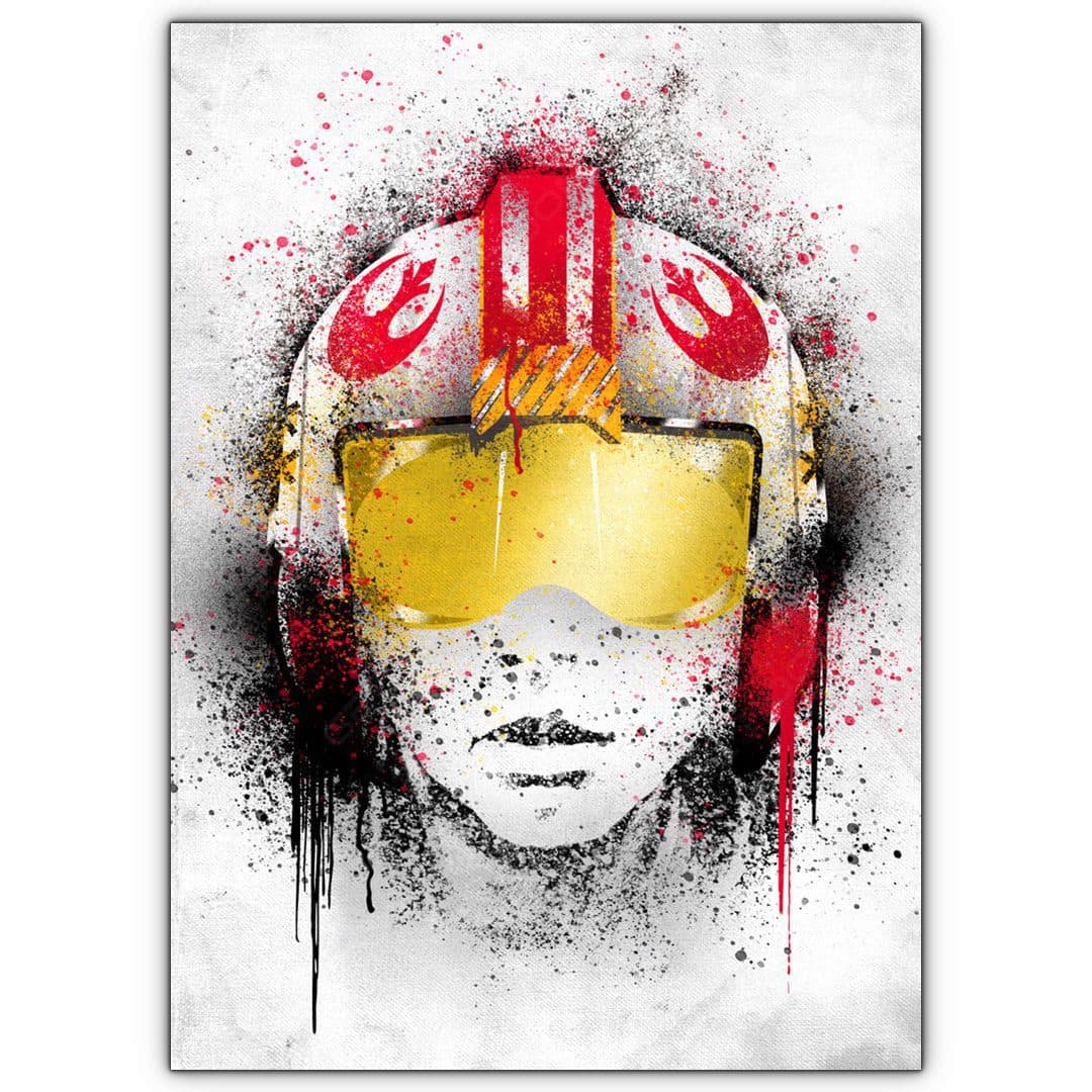 تابلو عکس گیمینگ جنگ ستارگان – گرافیتی کلاه خود (عمودی) Helmets Graffiti-021