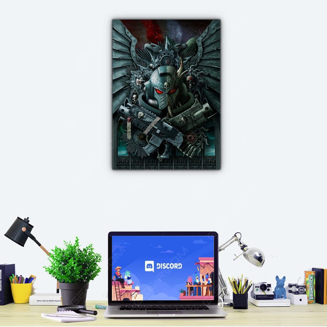 تابلو عکس گیمینگ وار همر – (عمودی) Warhammer 40,000 Art-030 — تصویر ۲