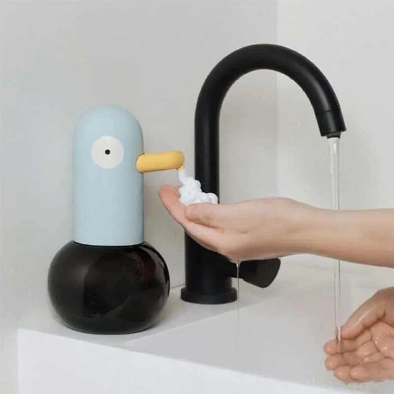 جا‌صابونی اتوماتیک اردکی (Duck Cartoon Automatic Soap Dispenser) — تصویر ۳