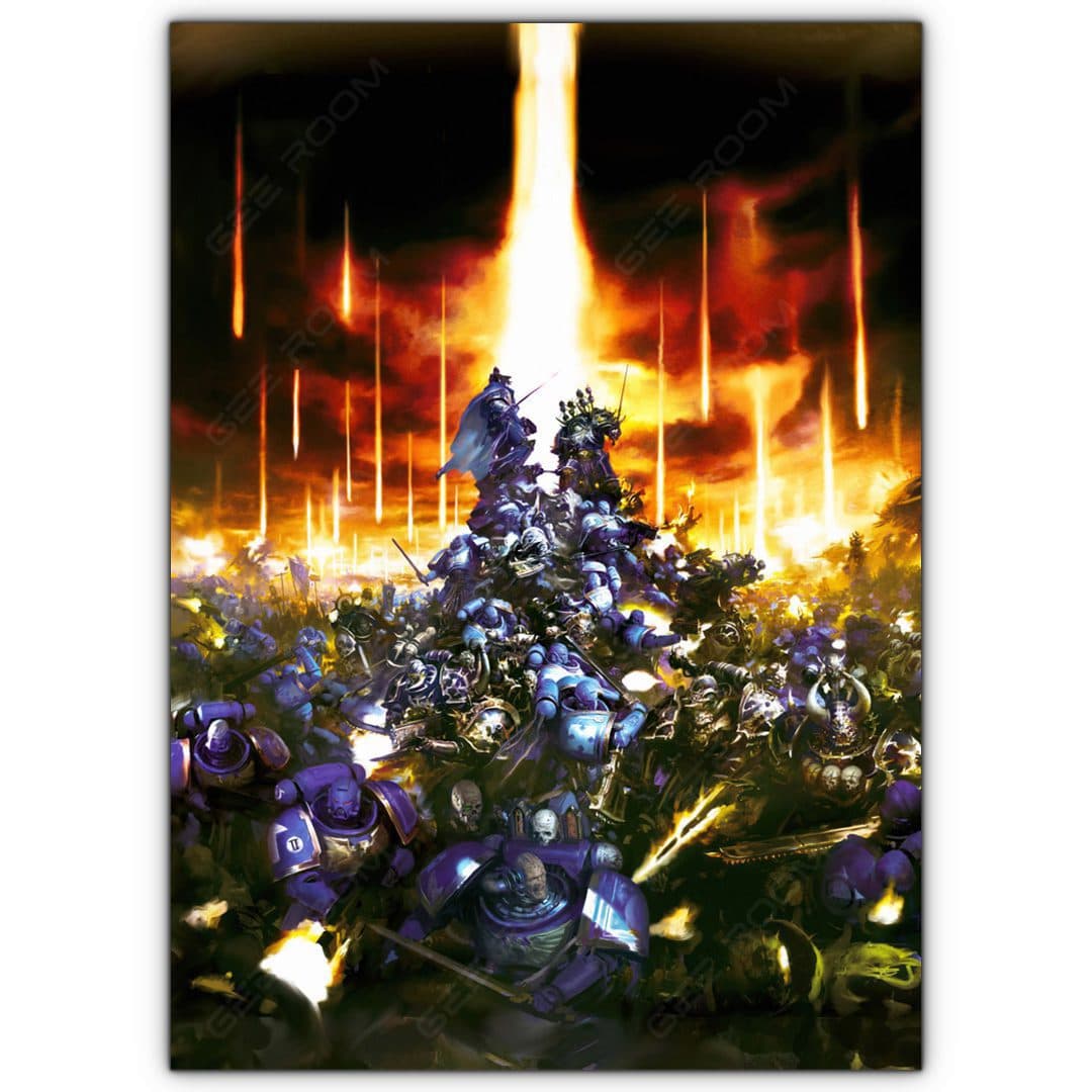 تابلو عکس گیمینگ وار همر – (عمودی) Warhammer 40000 10th Edition-013