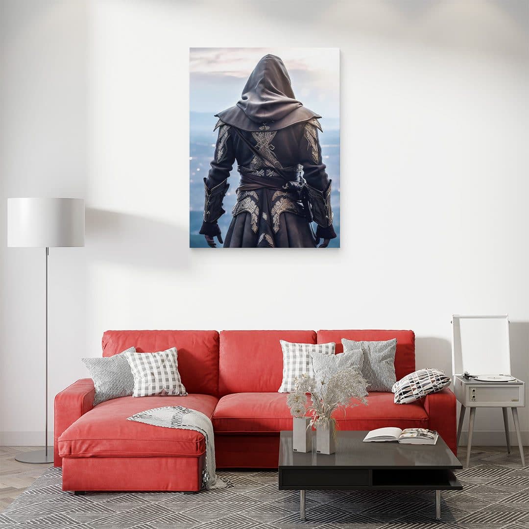 تابلو عکس اتاق گیمینگ با تم اساسینز کرید (عمودی) Assassin’s Creed-082 — تصویر ۲