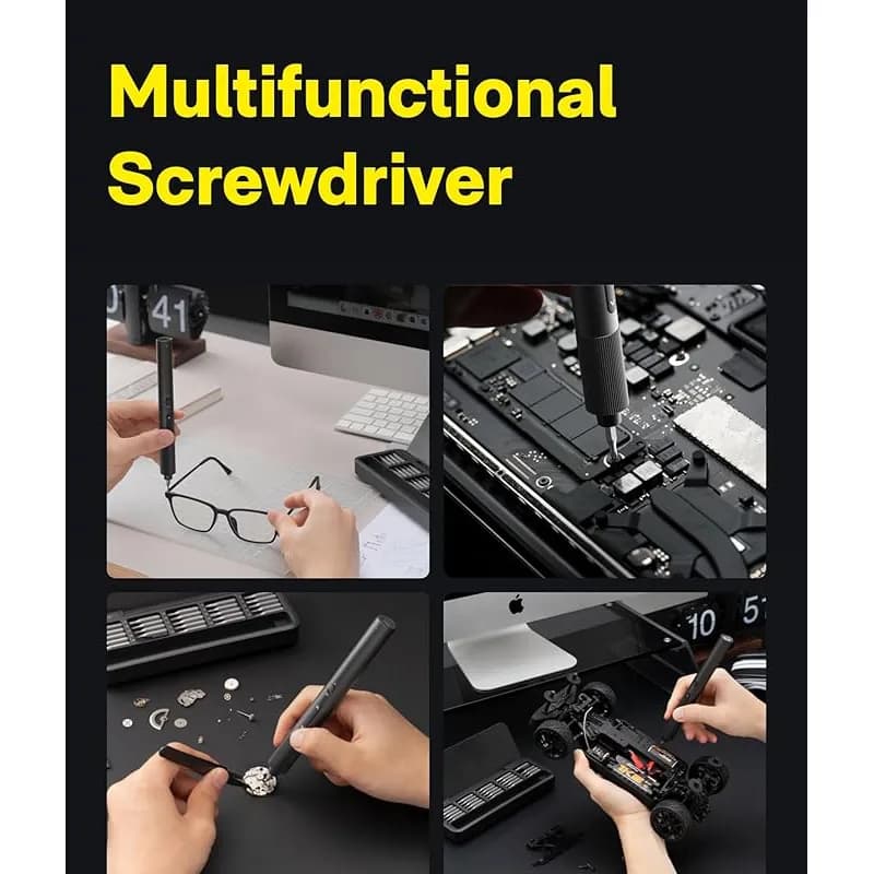 پیچ‌گوشتی شارژی هوتو مدل HOTO 25-in-1 ADV Mini Electric Screwdriver Set — تصویر ۷