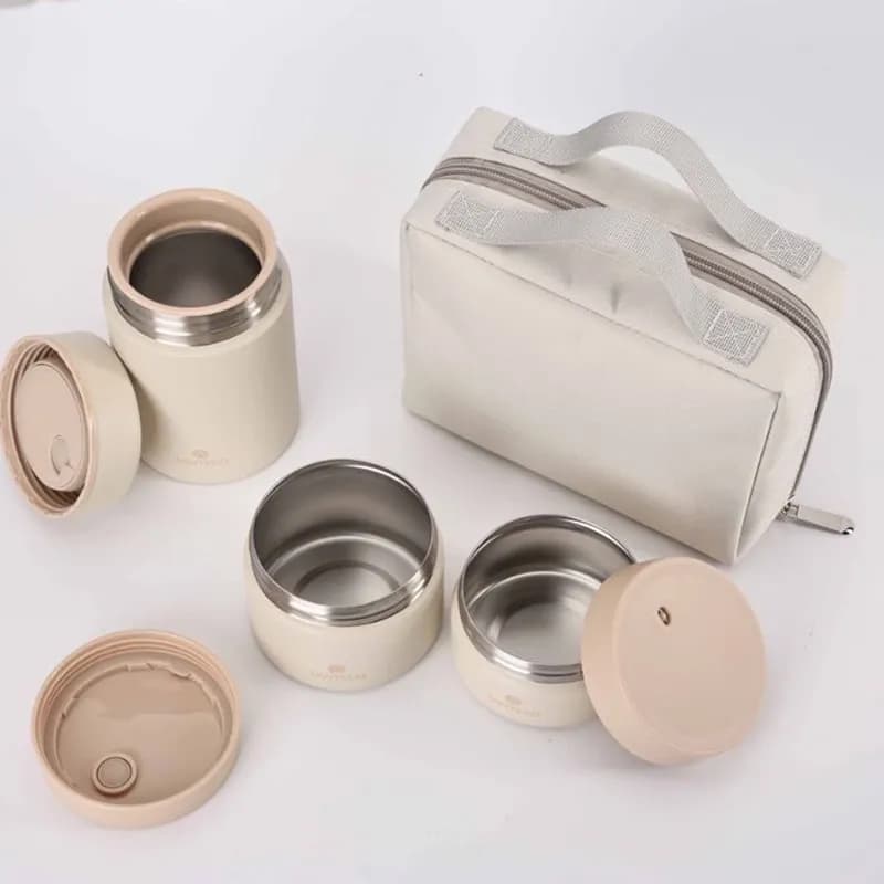 فلاسک غذا سانتکو مدل KORNA Food Jar ست 3 عددی — تصویر ۷