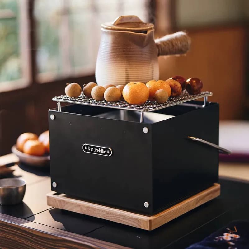 بخاری ذغالی و منقل رومیزی نیچرهایک مدل cnk2300cf010 — تصویر ۳