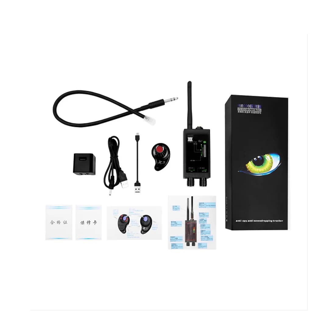 دستگاه فرکانس یاب M8000 – قوی‌ترین دستگاه شناسایی دوربین، شنود و GPS — تصویر ۷