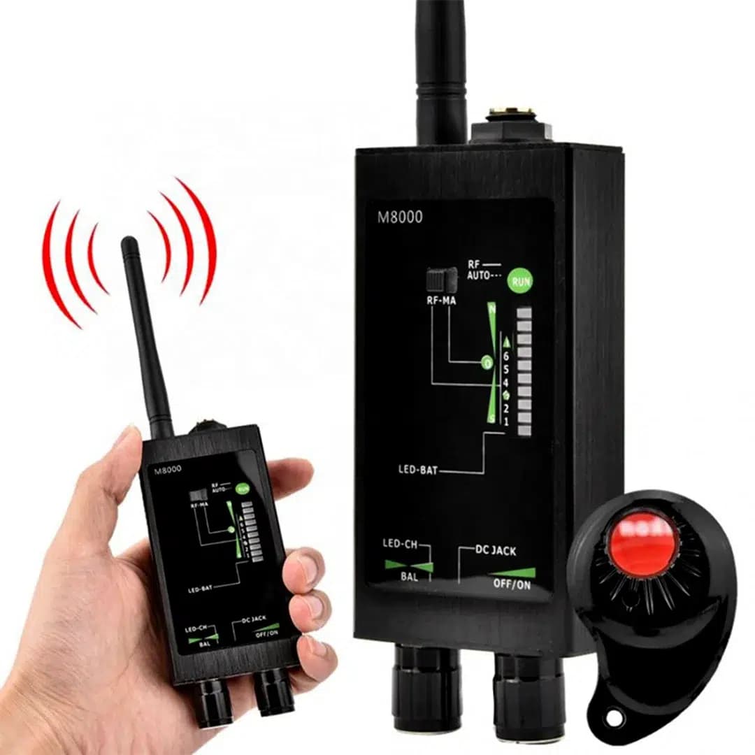 دستگاه فرکانس یاب M8000 – قوی‌ترین دستگاه شناسایی دوربین، شنود و GPS — تصویر ۴