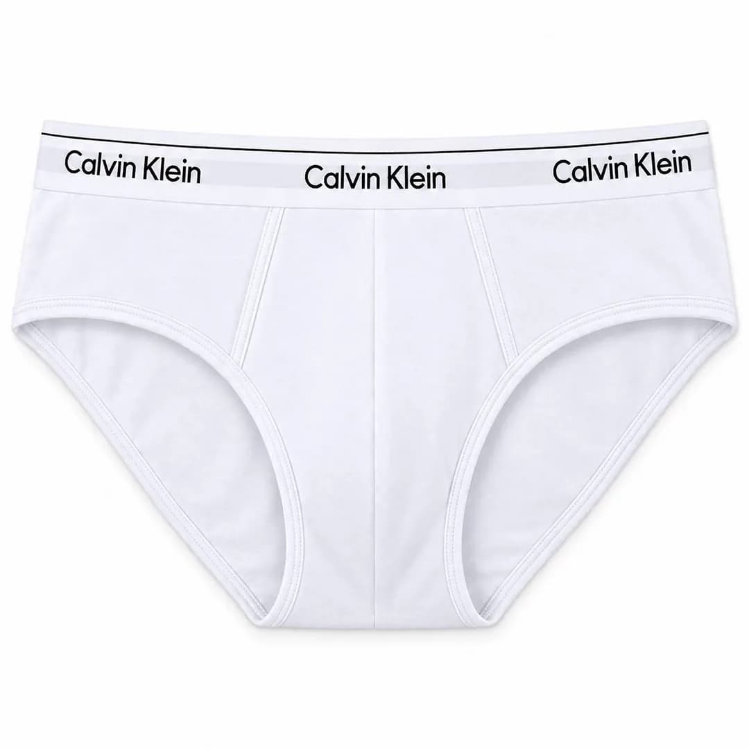 شورت مردانه اسلیپ نخی سفید Calvin Klein کلوین کد 8001