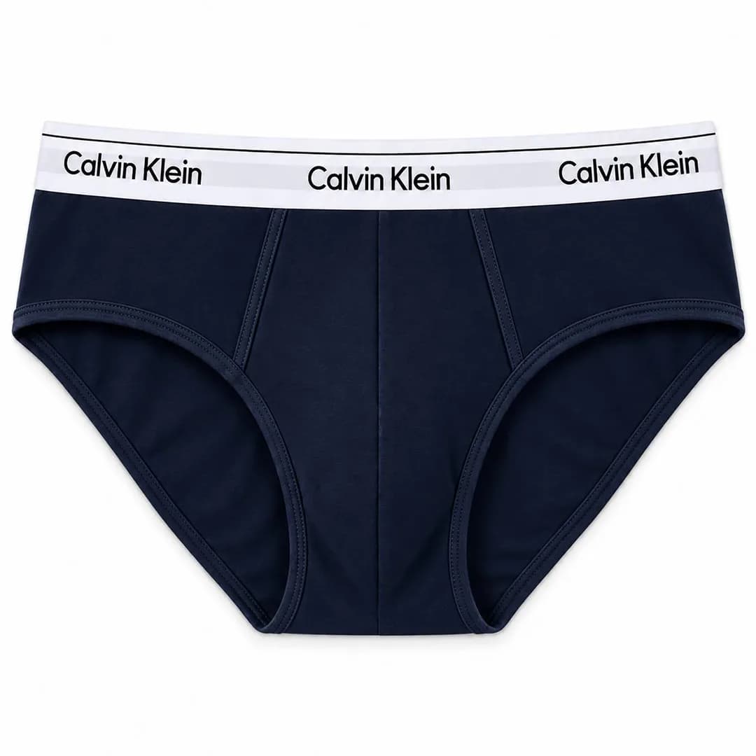 شورت مردانه اسلیپ نخی سرمه ای کاربنی Calvin Klein کلوین کد 8001