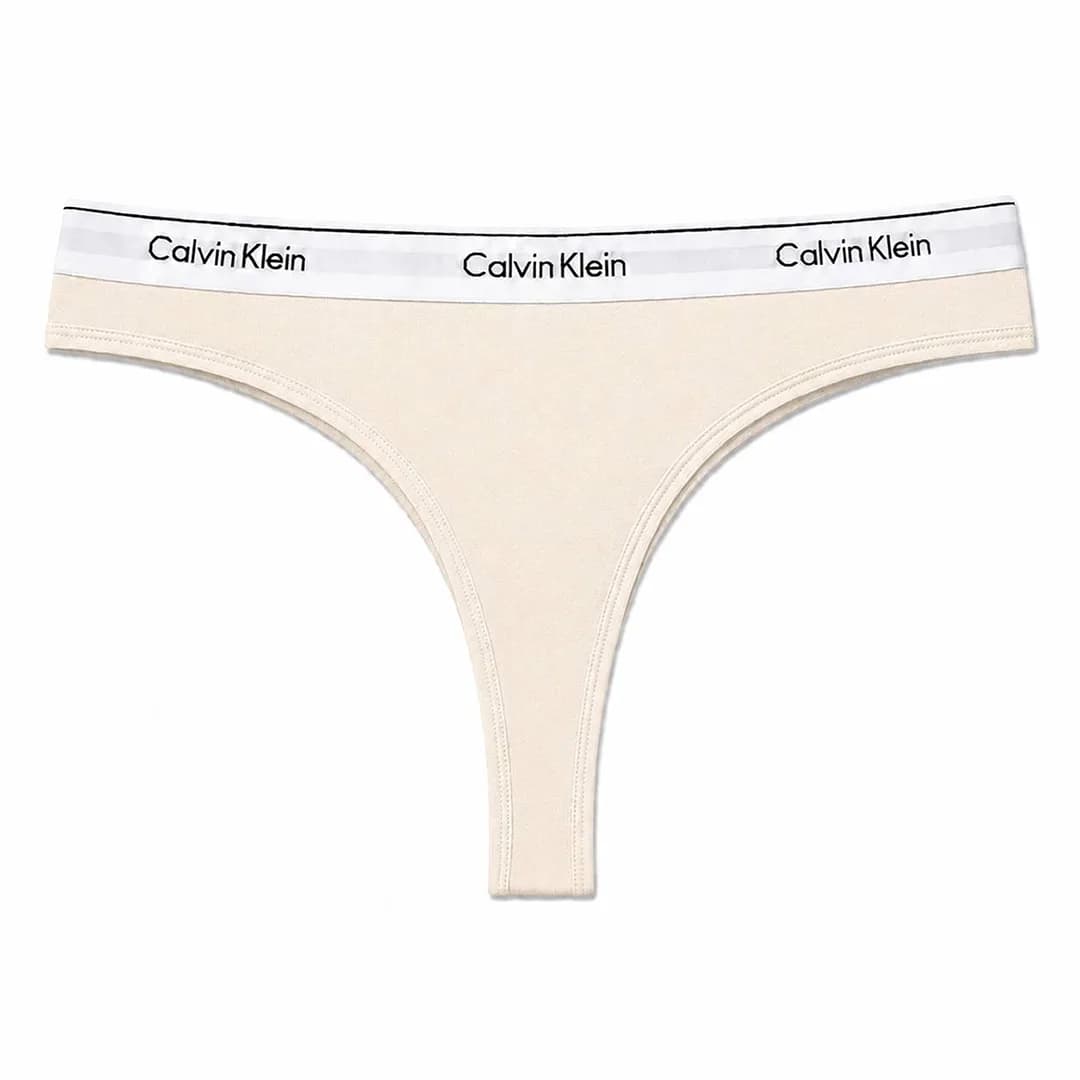 شورت لامبادا نخی کرمی برند: Calvin Klein
