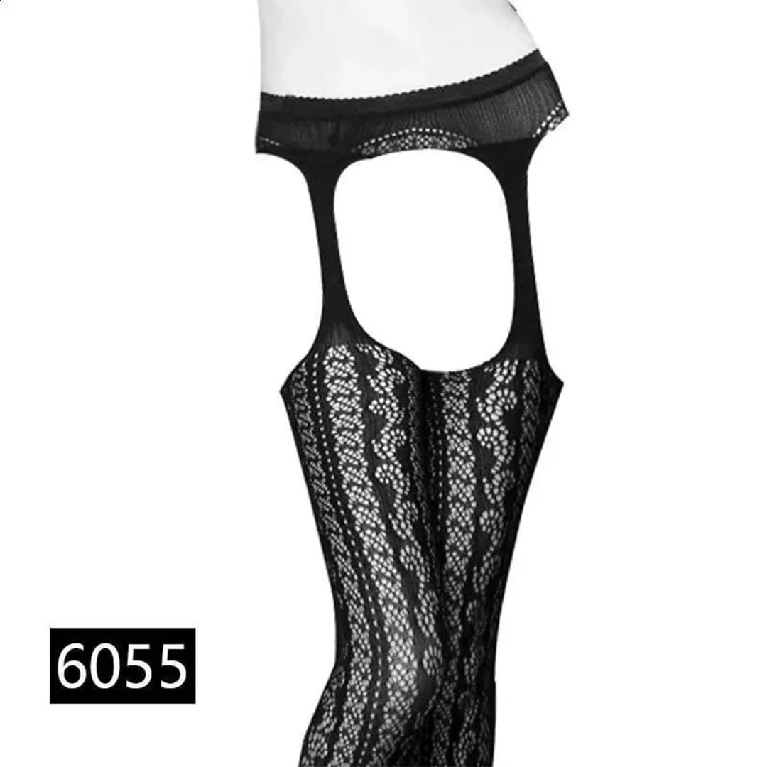 جوراب شلواری فاق باز کد 6055