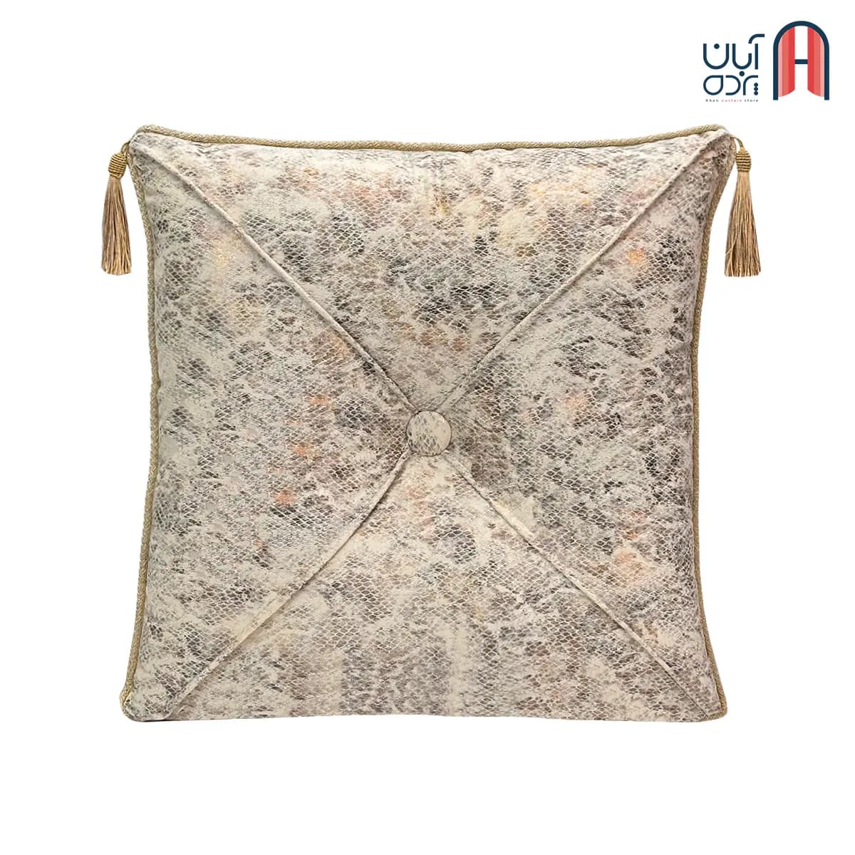 کوسن نوار دوزی مخمل سیتا شیری