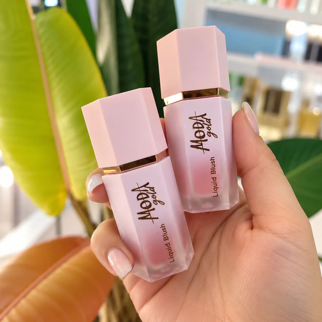 رژگونه مایع پد دار مدا MODA Gold مدل Liquid Blush — تصویر ۲