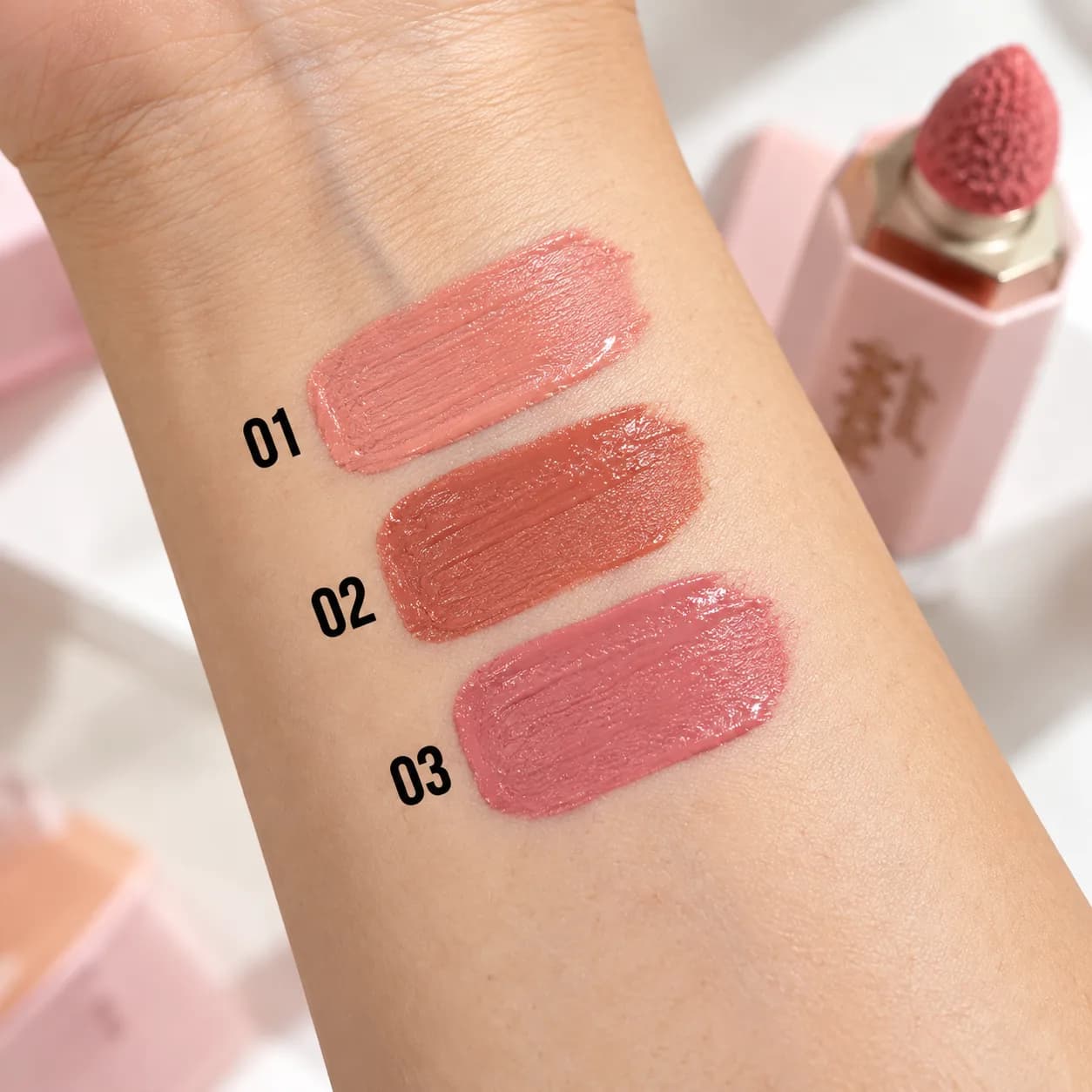 رژگونه مایع پد دار مدا MODA Gold مدل Liquid Blush — تصویر ۳