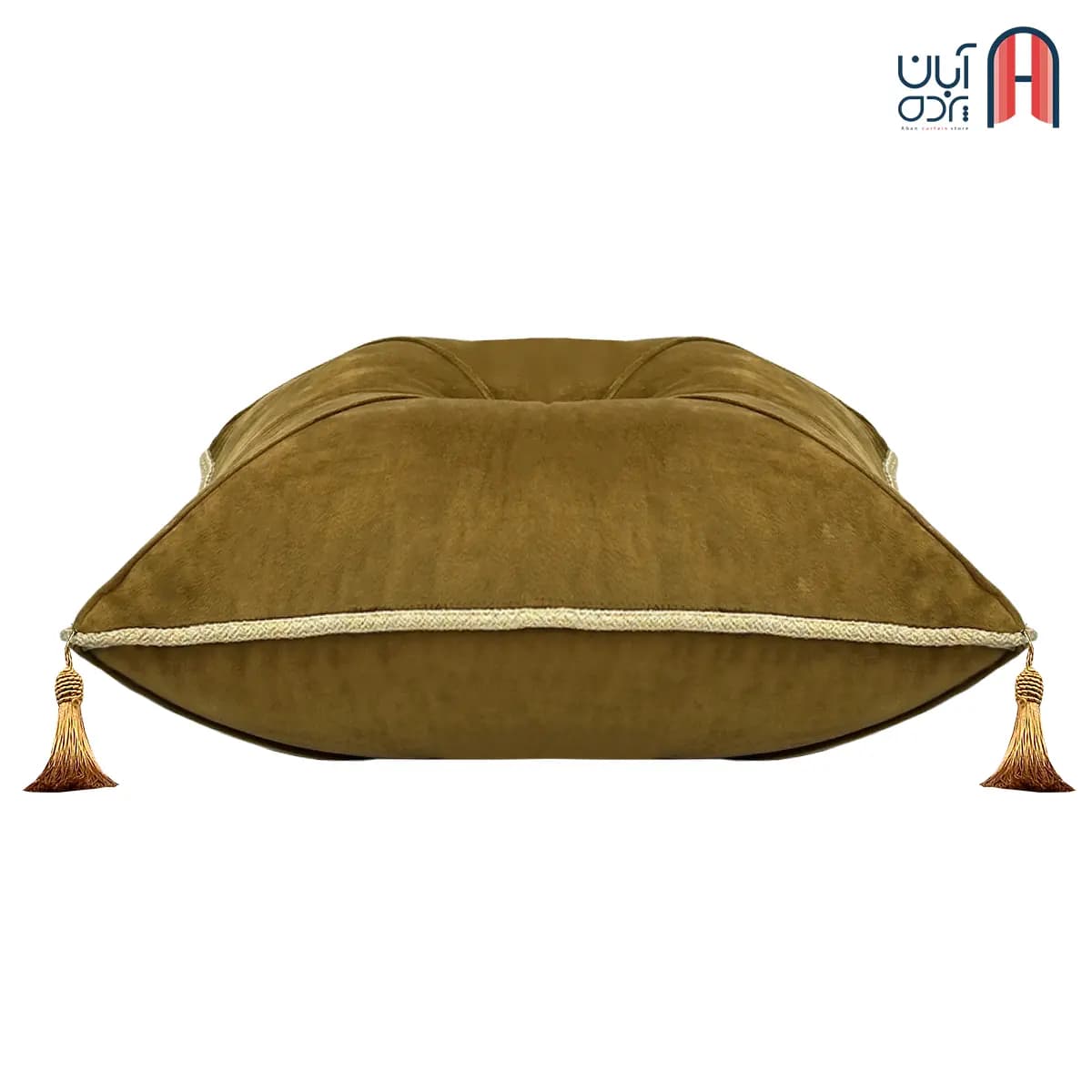 کوسن نوار دوزی مخمل کالیفرنیا موشی — تصویر ۴