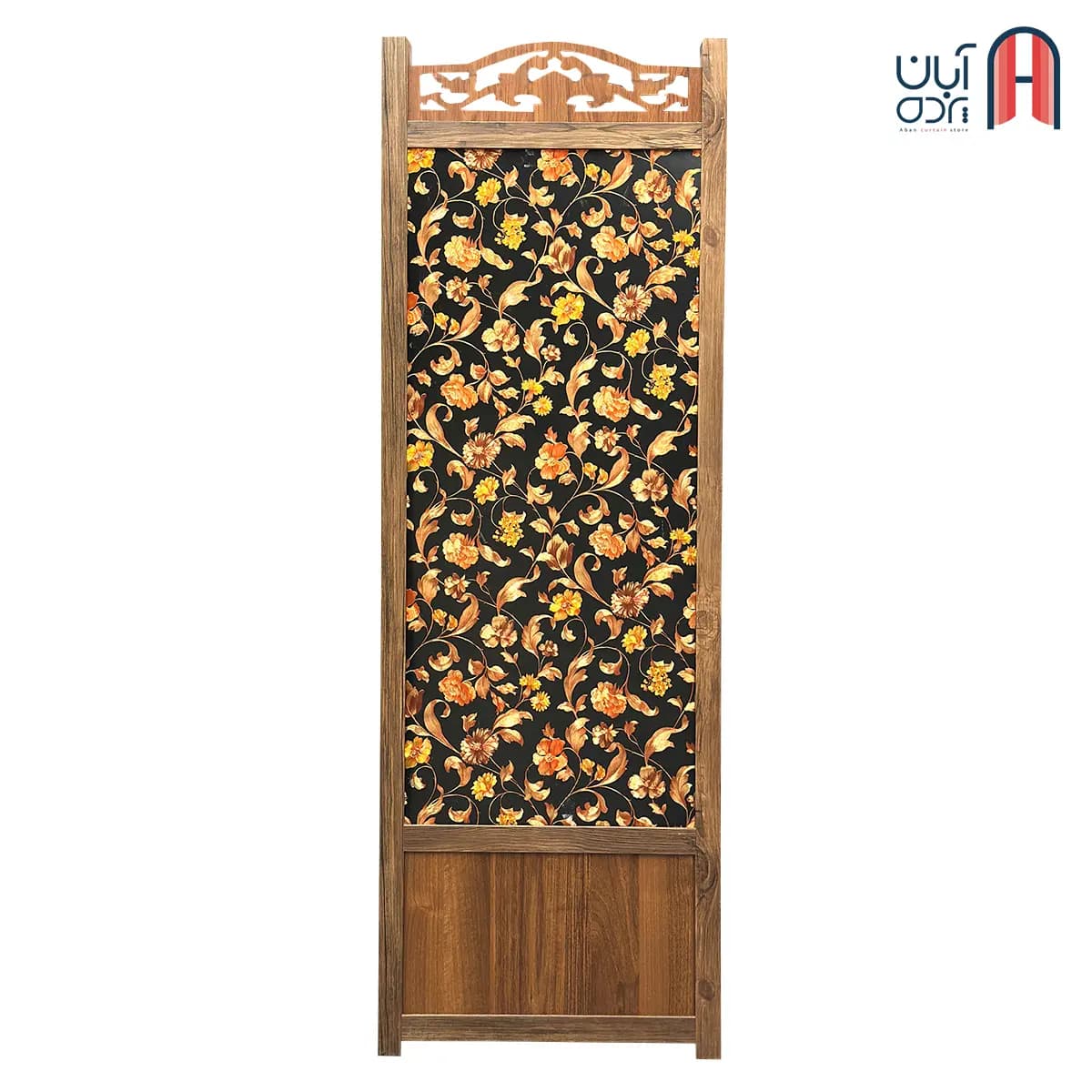 پاراوان گل برجسته با زمینه مشکی — تصویر ۸