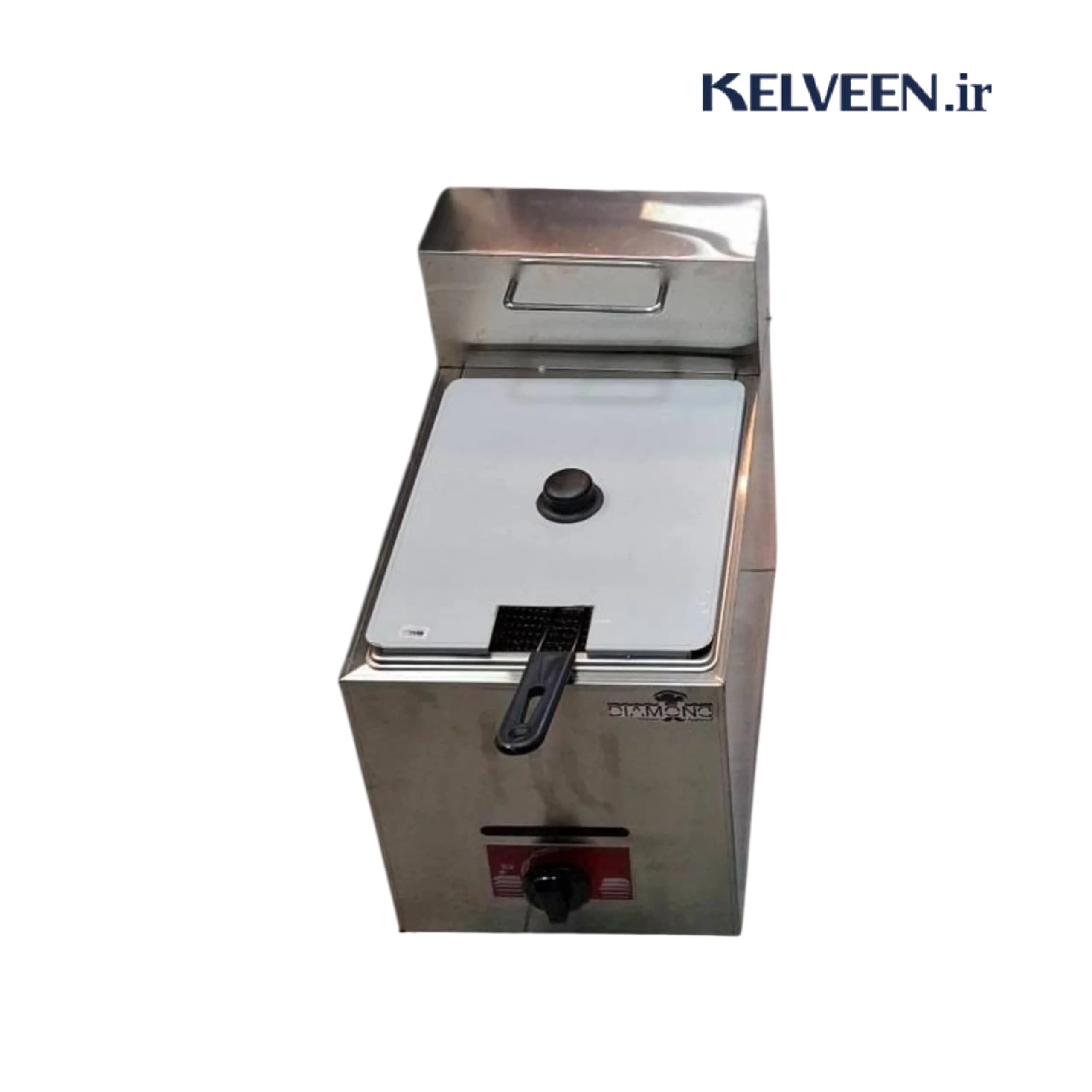 سرخ کن صنعتی گازی رومیزی تک لگن 6 لیتری وارداتی