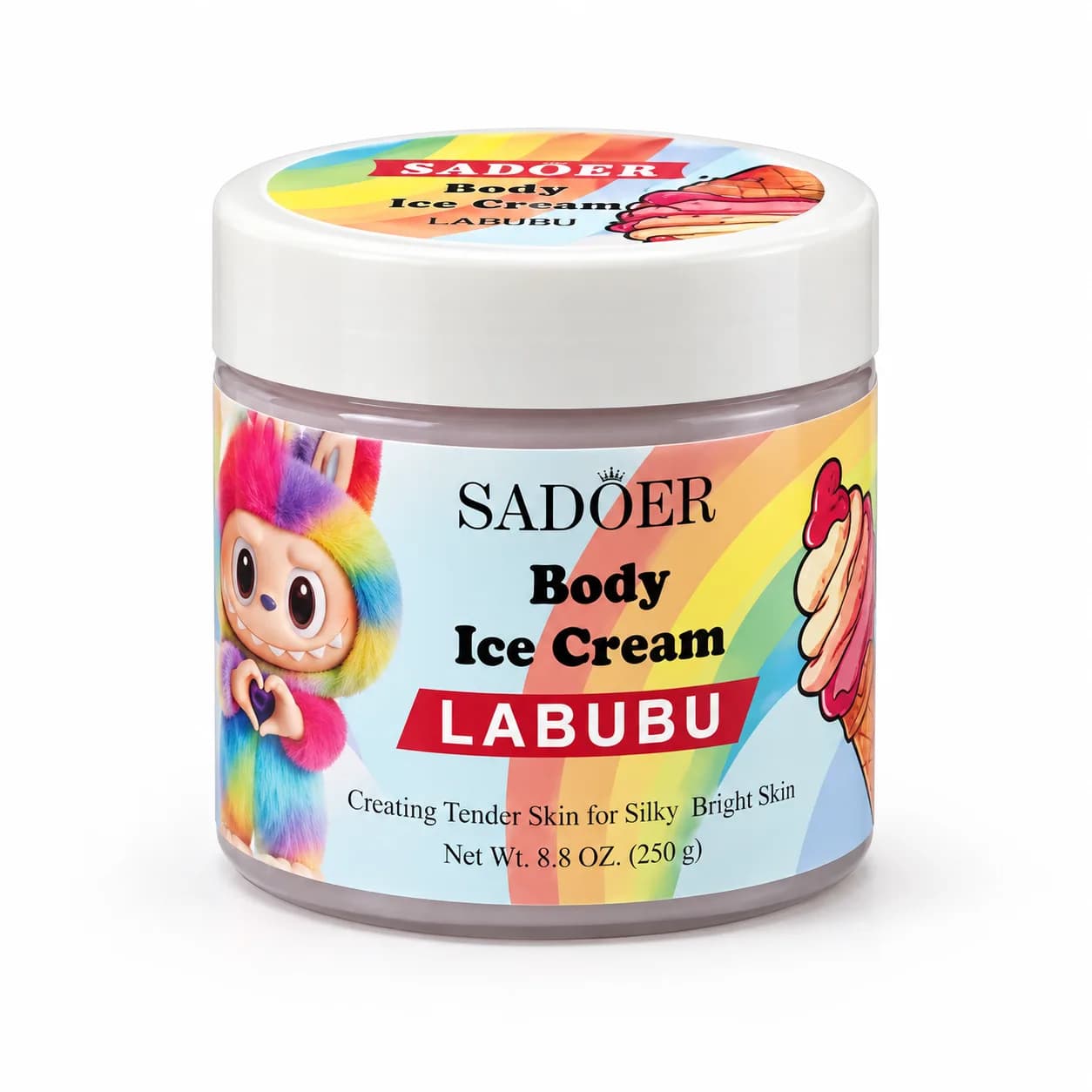 بستنی بدن سادور SADOER مدل Labubu وزن 250 گرم