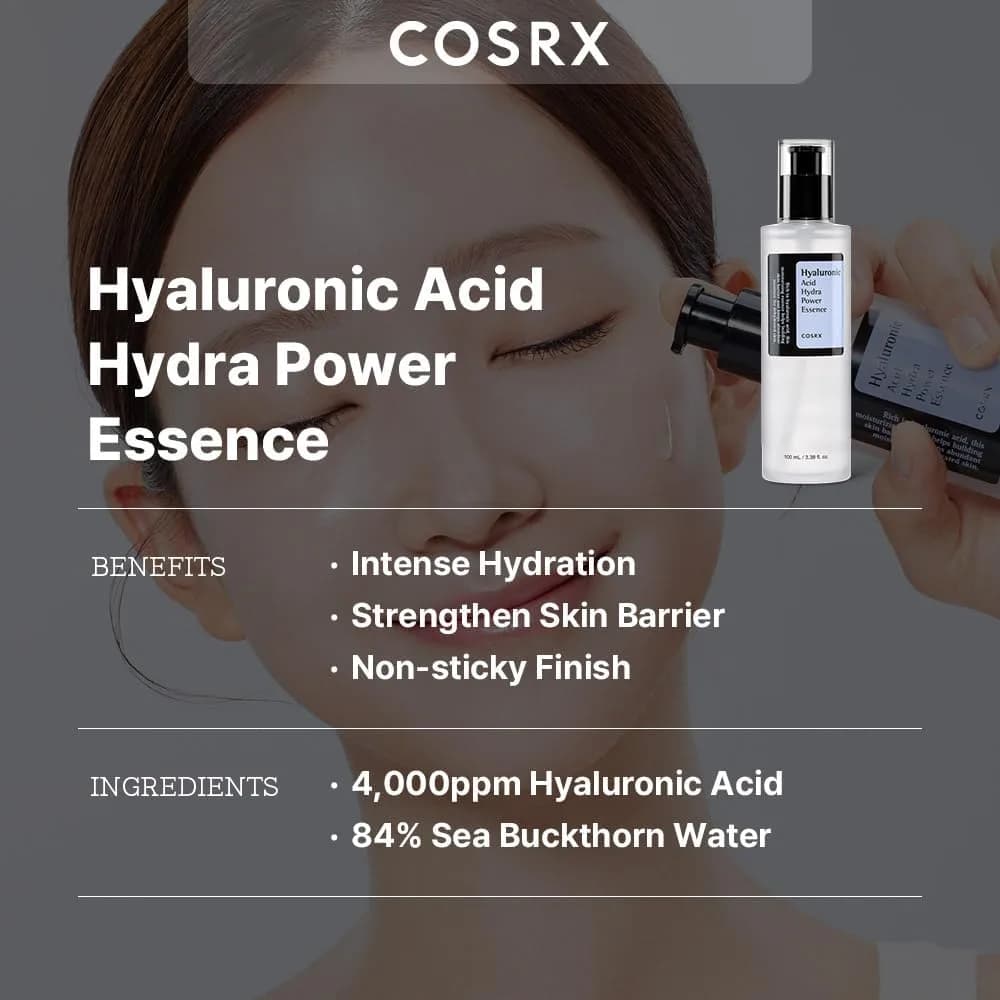 اسنس آبرسان هیالورونیک اسید کوزارکس COSRX حجم 100 میلی لیتر — تصویر ۵