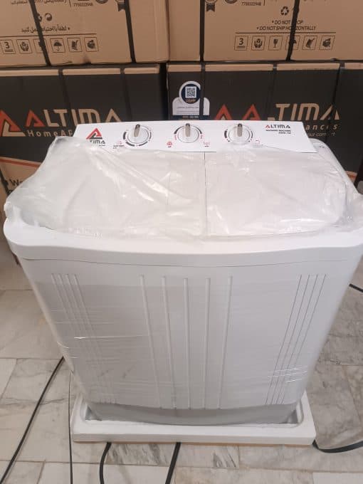 لباسشویی دوقلو آلتیما 6.8 کیلو سفید مدل AWM-70F (پس کرایه)