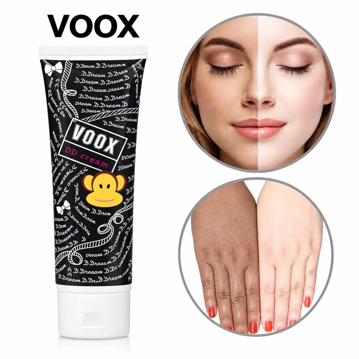 کرم سفید کننده صورت و بدن ووکس VOOX مدل DD Cream حجم 100 میلی لیتر — تصویر ۴