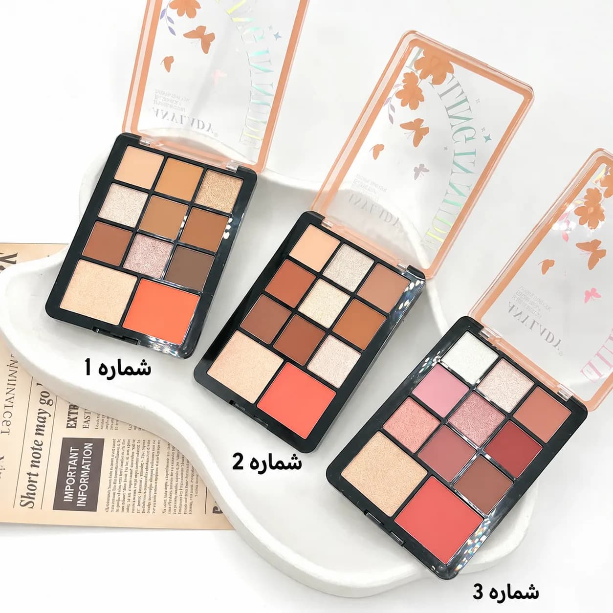 پالت سایه رژگونه و هایلایتر 11 رنگ آنی لیدی AnyLady — تصویر ۲