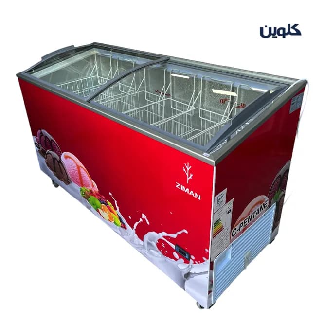 فریزر صندوقی 500 لیتری زیمان مدل HF500L — تصویر ۲