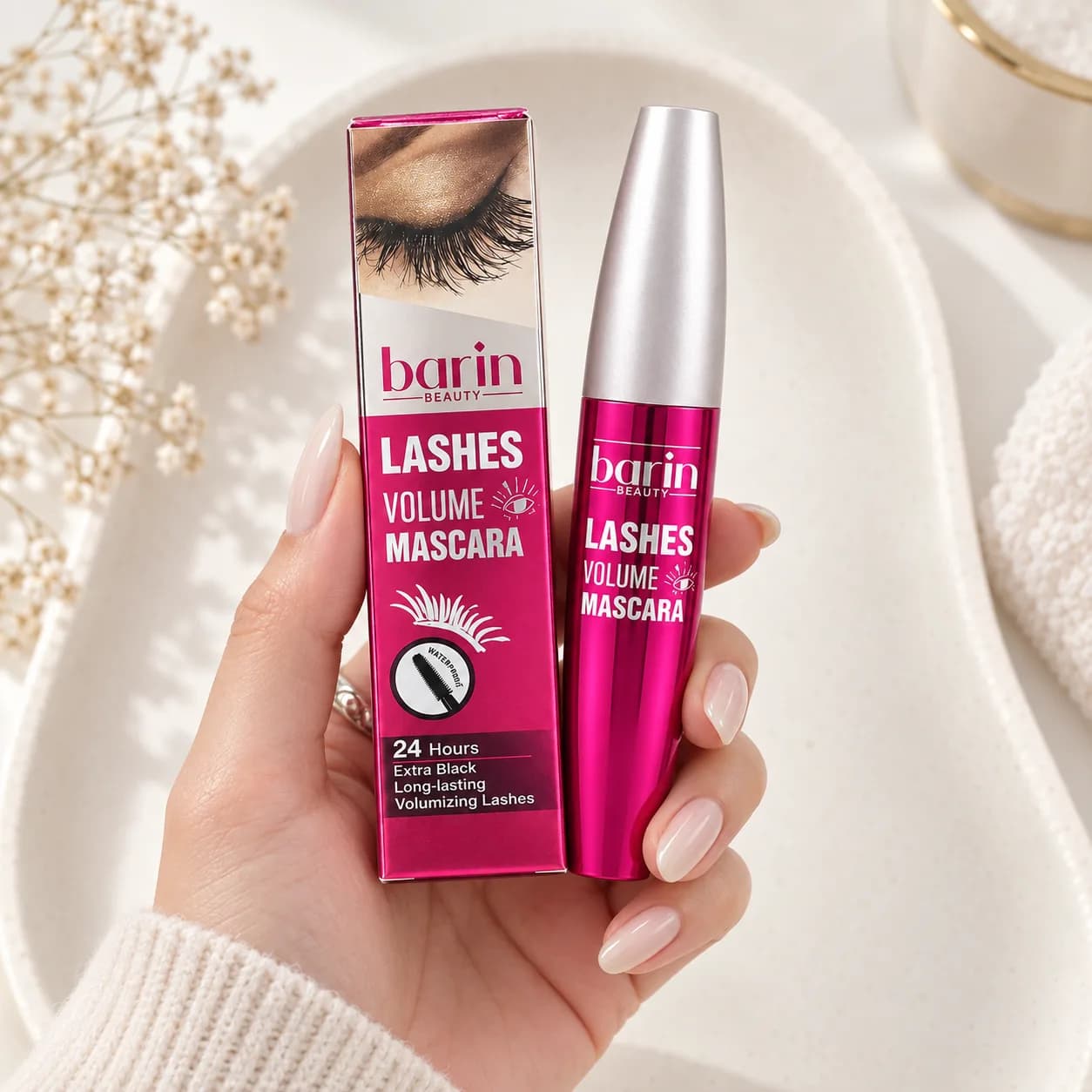 ریمل حجم دهنده بارین Barin مدل Lashes Volume Mascara — تصویر ۳
