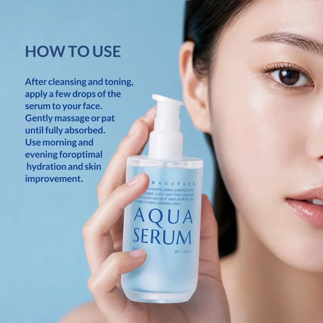 سرم آبرسان پوست درماگاردن مدل Aqua 60 میل — تصویر ۳