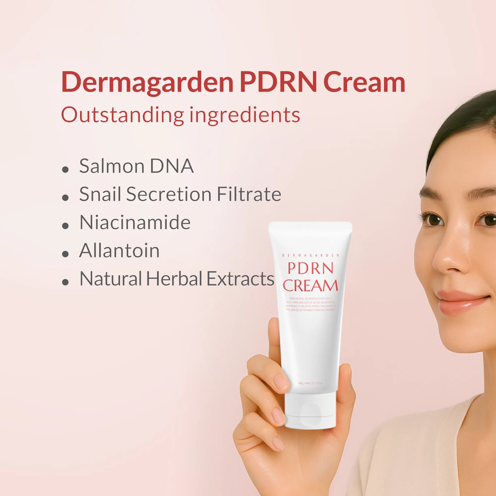 کرم ضد چروک درماگاردن مدل PDRN وزن 60 گرم — تصویر ۸