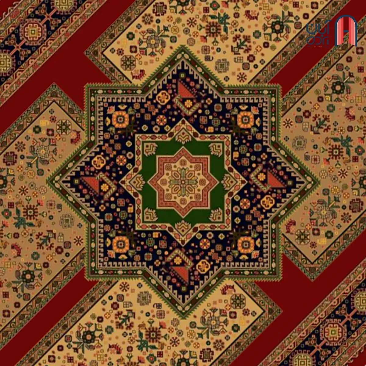 فرش کلکسیون بوستان کد فرش 533-R، لاکی چهارمتری — تصویر ۳