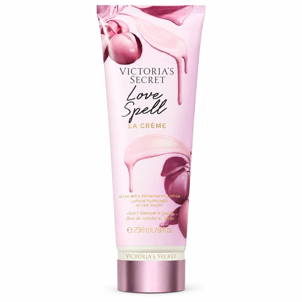 لوسیون بدن ویکتوریا سکرت Victoria’s Secret مدل Love Spell La Crème حجم 236 میلی لیتر