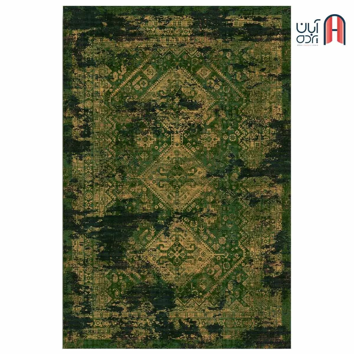 فرش کلکسیون بوستان کد فرش 526-G، سبز چهارمتری