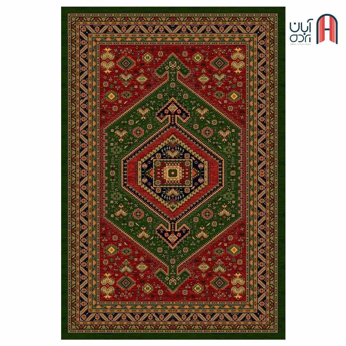 فرش کلکسیون بوستان کد فرش 524-G، سبز چهارمتری