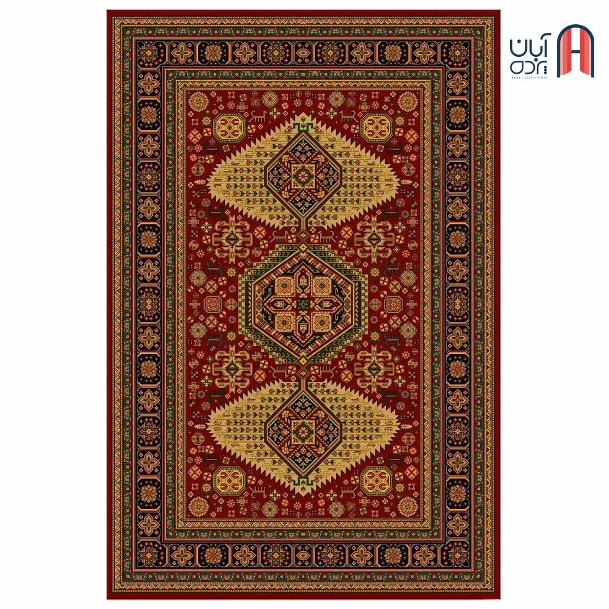 فرش کلکسیون بوستان کد فرش 525-R، لاکی چهارمتری