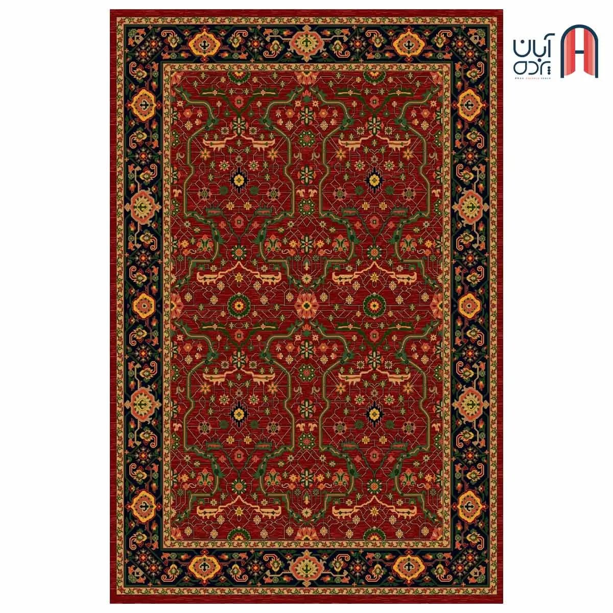 فرش کلکسیون بوستان کد فرش 521-R، لاکی چهارمتری