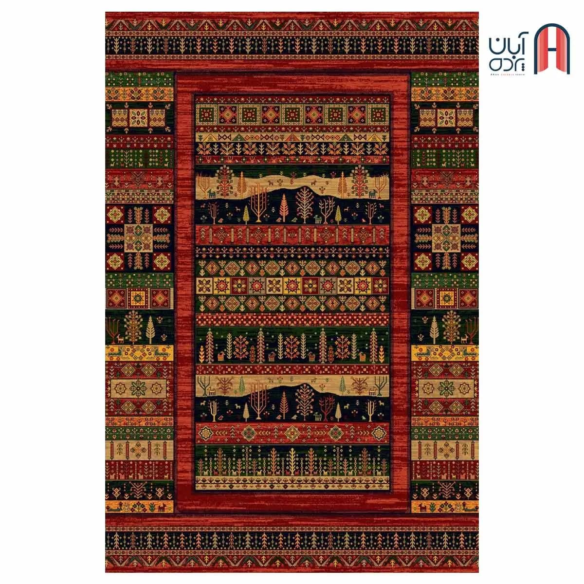 فرش کلکسیون بوستان کد فرش 520-R، لاکی چهارمتری