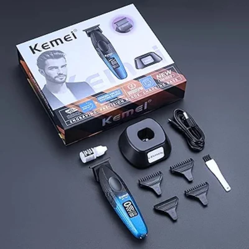 ماشین اصلاح کیمی مدل KM-1669 با تیغه سرامیک و برش مستقیم — تصویر ۴