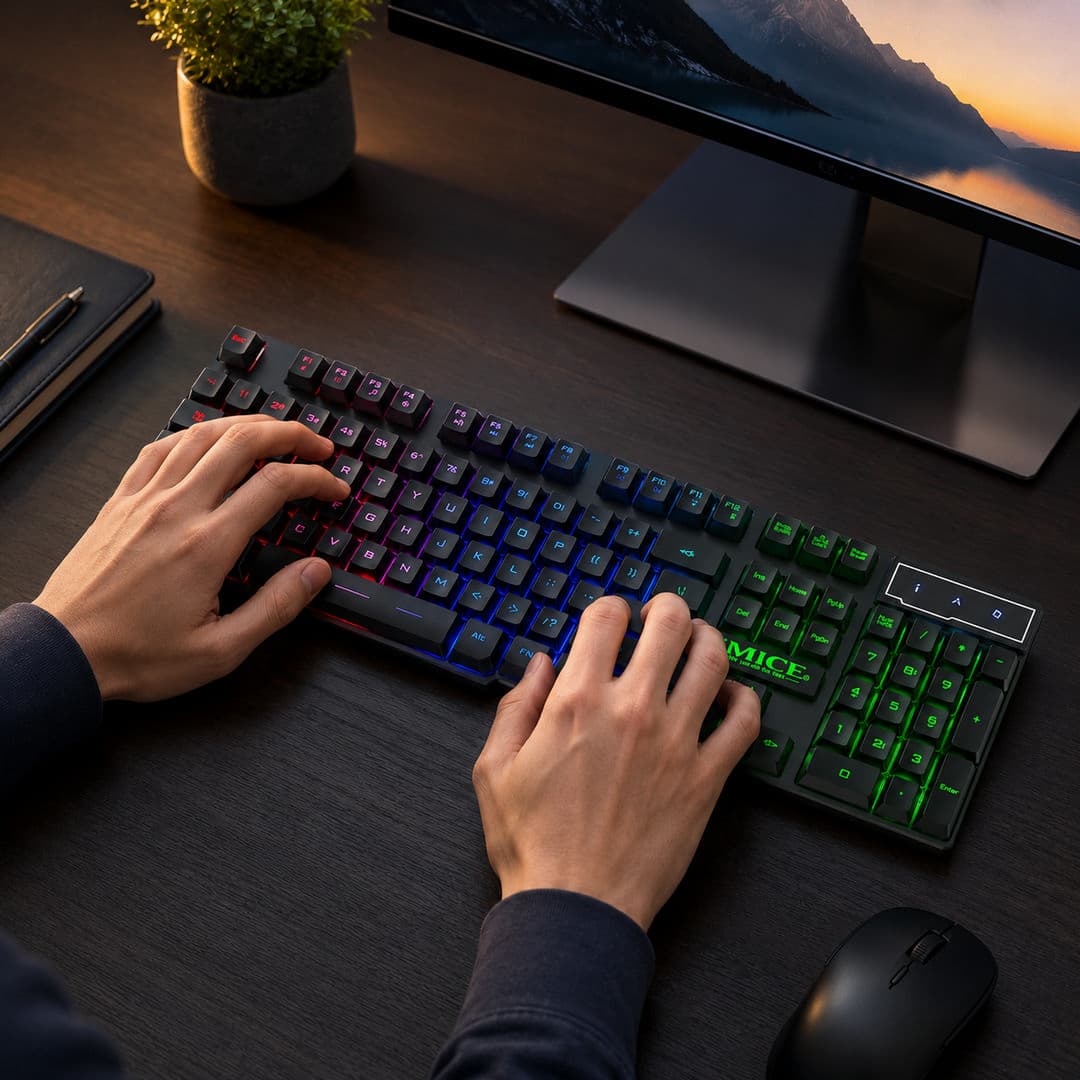کیبورد iMice AK-600 — تصویر ۵