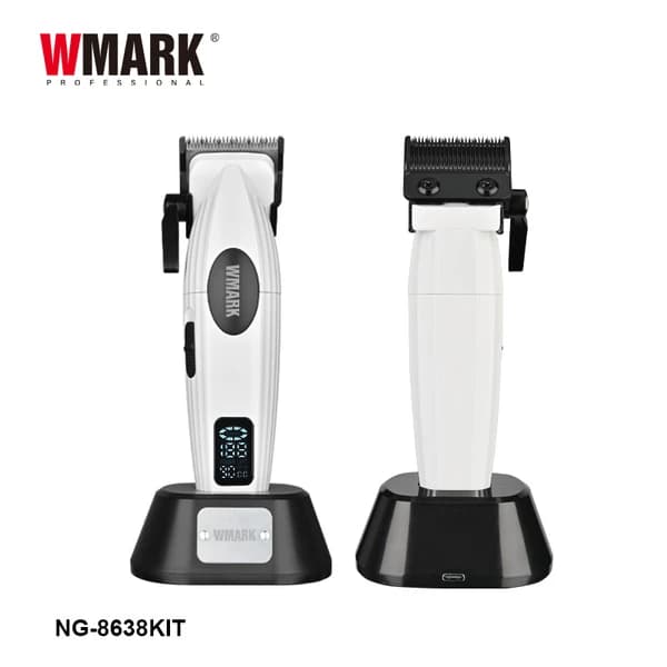 ست کامل ماشین اصلاح حرفه‌ای wmark ng-8638 kit — تصویر ۲