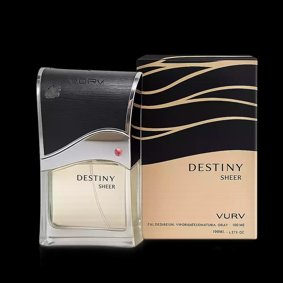 ادکلن زنانه Vurv مدل DESTINY SHEER حجم 100 میل رایحه وانیلی