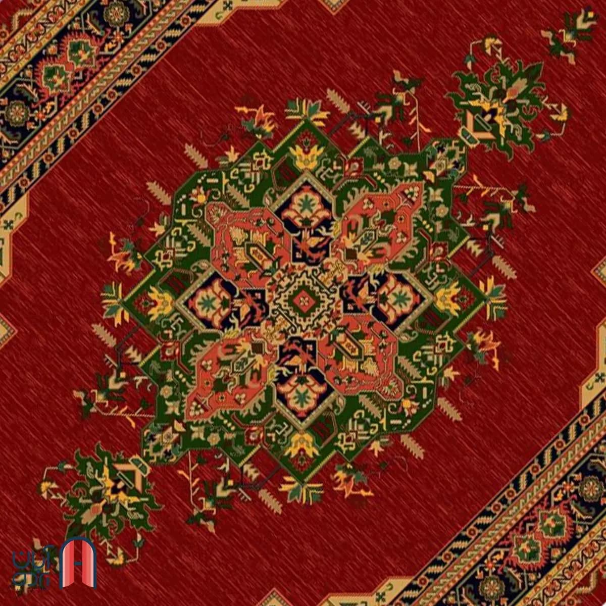 فرش کلکسیون بوستان کد فرش 501-R، لاکی چهارمتری — تصویر ۲