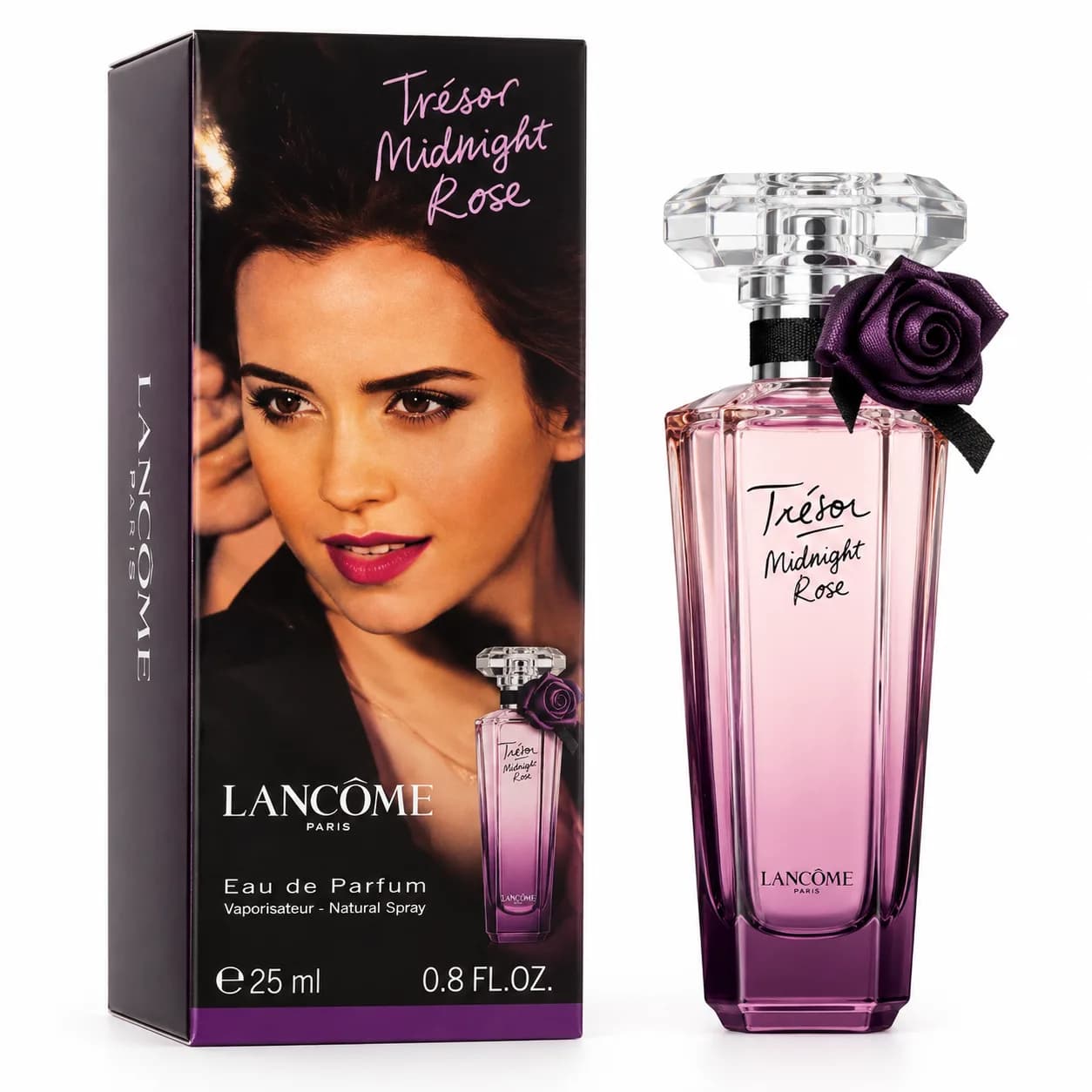 ادکلن زنانه لانکوم Lancôme مدل Tresor Midnight Rose حجم 25 میلی لیتر