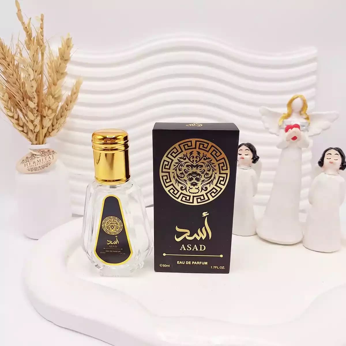 ادکلن جیبی اّسد مشکی حجم 50 میل | رایحه گرم و تلخ