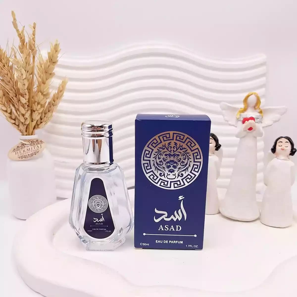 ادکلن جیبی اّسد آبی حجم 50 میل | رایحه گرم و تلخ