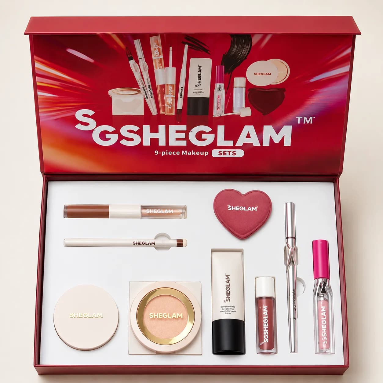 پک آرایشی 9 تکه شیگلم SHEGLAM