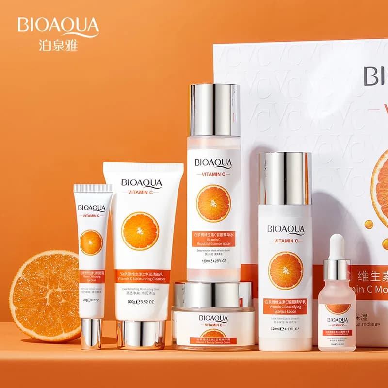 پک مراقبت پوست ویتامین سی 6 تکه بیواکوا Bioaqua — تصویر ۳