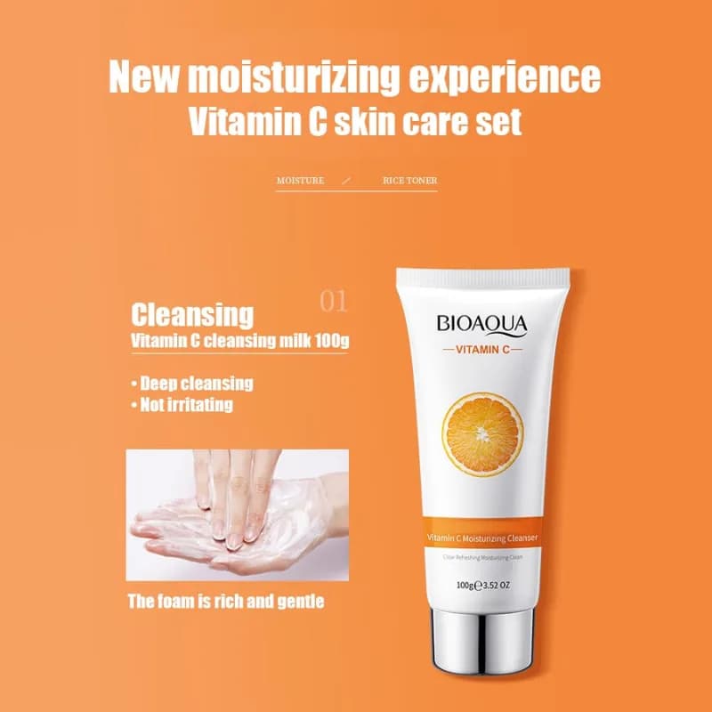 پک مراقبت پوست ویتامین سی 6 تکه بیواکوا Bioaqua — تصویر ۷