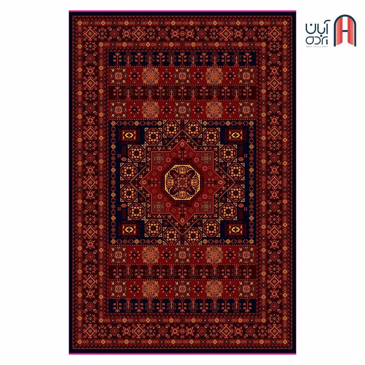 فرش کلکسیون بلوچ کد 1-218، سرمه ای رنگ چهارمتری