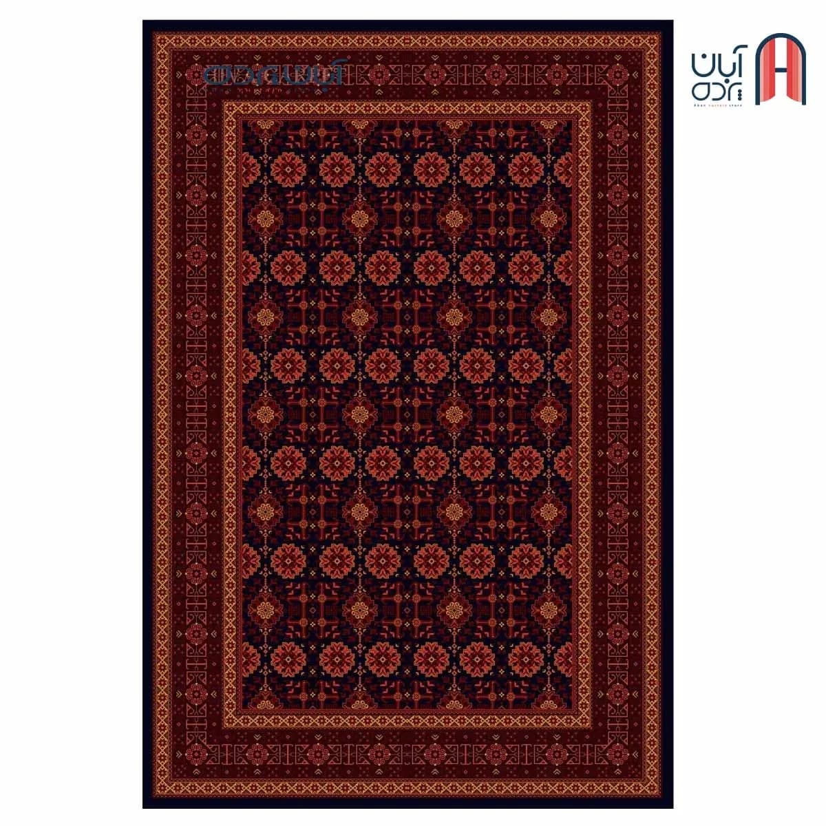 فرش کلکسیون بلوچ کد 1-213، سرمه ای رنگ چهارمتری