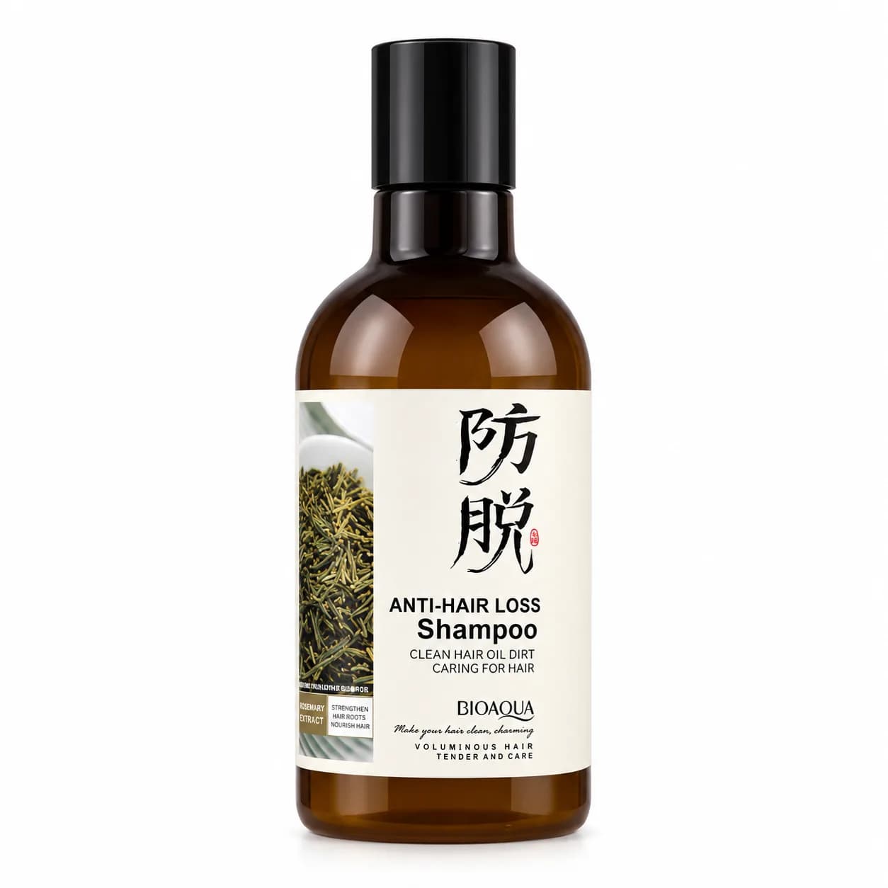 شامپو ضد ریزش رزماری بیواکوا Bioaqua بدون سولفات 250 میلی لیتر